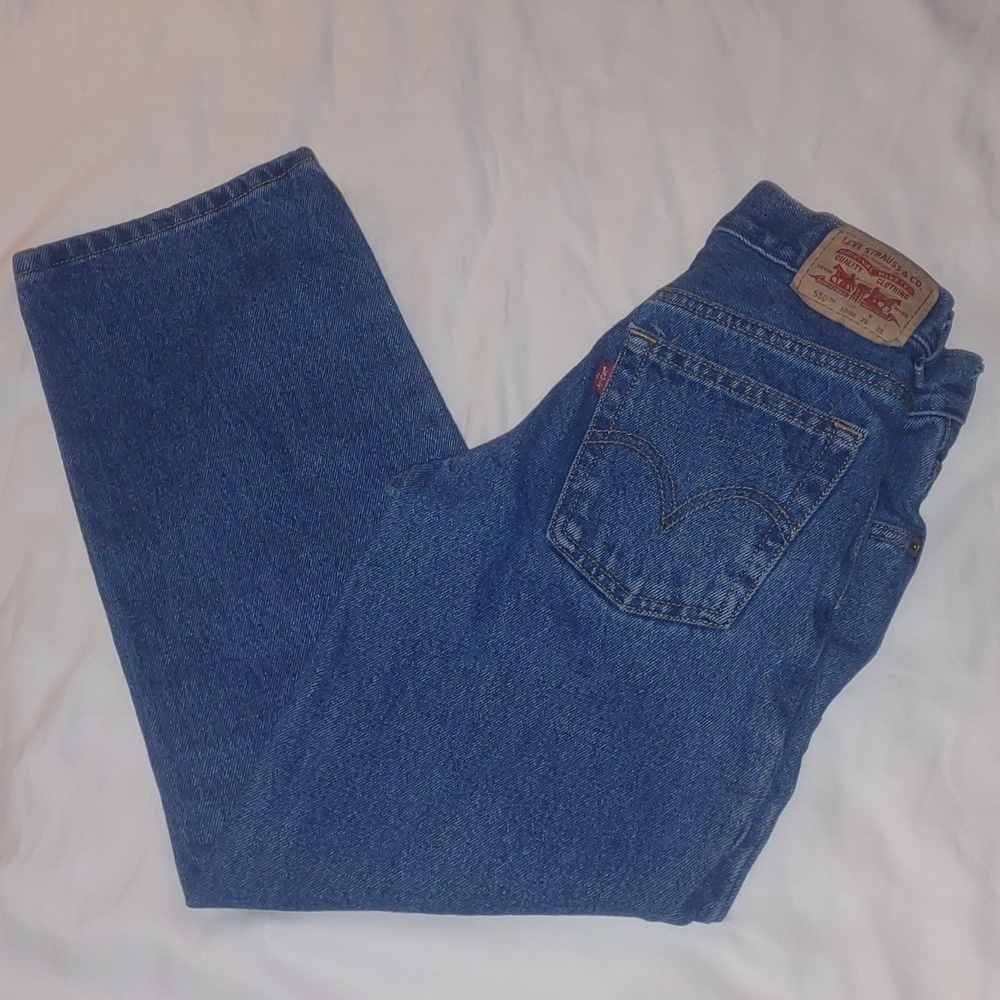 Boy's Levi's 550 Relaxed Fit Jeans Size 10Reg or 25X25
